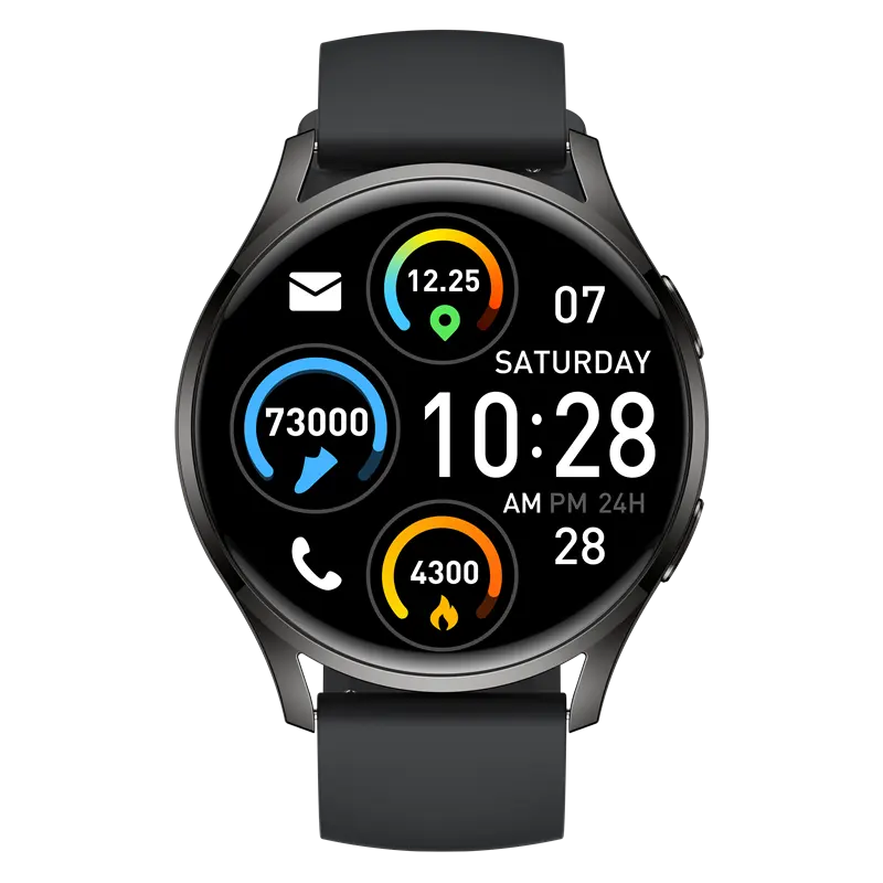 Newest high quality 1.28inch blood pressure oxygen smartwatch bt call round smart watch 2022