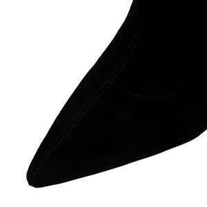 Bottes hautes pour femme, grande taille 43, sexy, longues, au-dessus du genou, à talon aiguille, avec chaussettes élastiques, pour femmes - Product Image 4