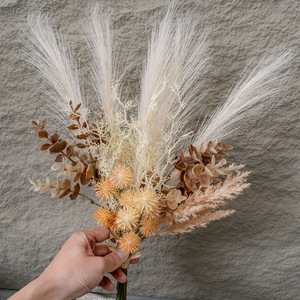 Riko Fleurs Artificielles Bouquet d'Eucalyptus Artificiel Décoration Maison Accessoires Mariage CF01324 - Product Image 2