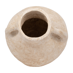 Vaso a due manici in ceramica fatta a mano, vaso per fiori in cartapesta per soggiorno, camera da letto, ufficio. - Product Image 6