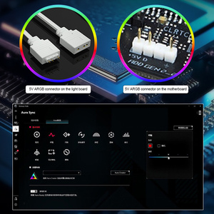 Tubos de Neón ARGB para Refrigeración por Agua, Tubo de Silicona con Luz de <span class=keywords><strong>3</strong></span> Pines para Tiras LED, Decoración de Sala de Juegos, Tira LED Ambiental, Regalo, Modificación de <span class=keywords><strong>PC</strong></span> - Product Image 5