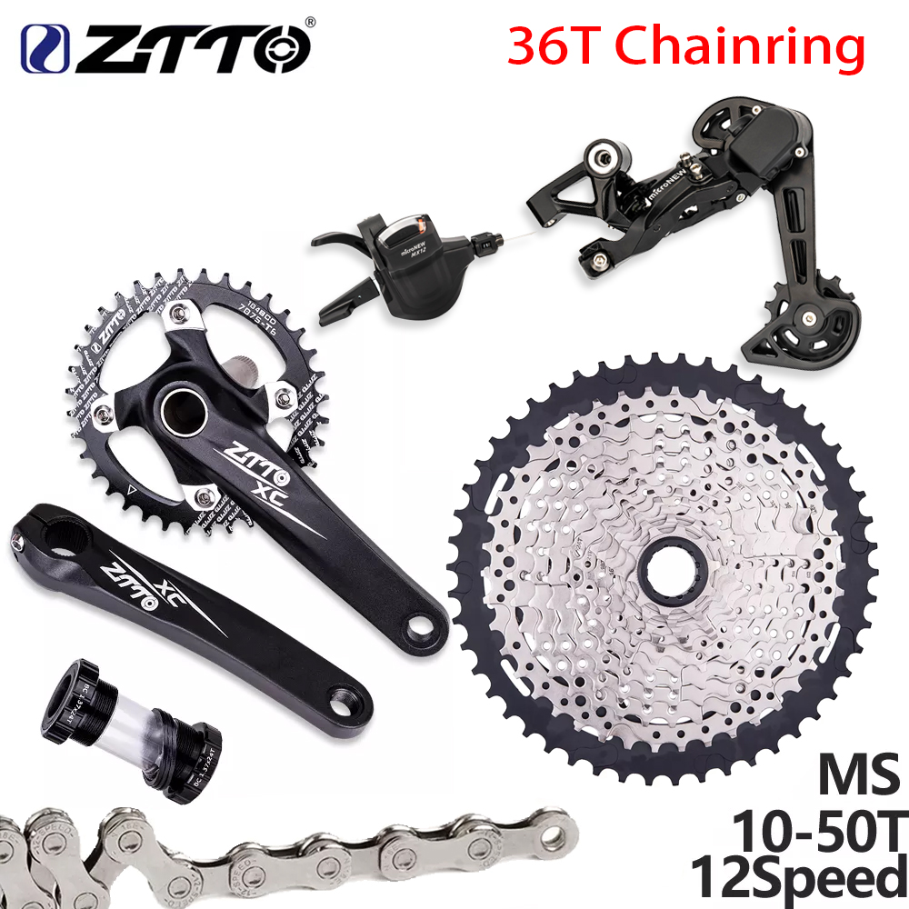 MS 36T barato con cadena plateada negra