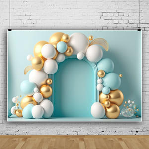 7x5ft Garçons 1er Anniversaire Ours Toile de Fond Nous Pouvons Bearly Croyez-<span class=keywords><strong>le</strong></span> Un Joyeux Premier Anniversaire Bannière Enfants Portrait Gâteau Table Fournitures - Product Image 4