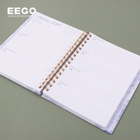 2025 2026 impression personnalisée Logo spirale objectif journal quotidien Agenda livre cahier Journal planificateur avec boîte
