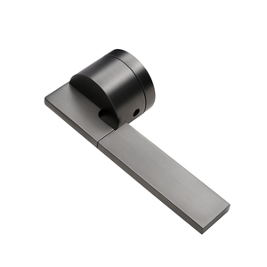 Poignée de porte à levier en alliage de zinc résistant à la rouille, design scandinave, pour entrée d'appartement, avec installation ambidextre et facile - Product Image 1