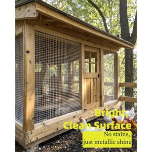 Seboss Hardware Cloth 1/2 Inch 48 X 100 Ft 19 Gauge Hot Dip Galvanized Welded <b>Mesh</b> Roll For Farm Fence Chicken <b>Wire</b> - Product Image 6