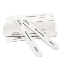 Lima de Uñas Desechable de Alta Calidad con Logotipo Personalizado OEM, Lima de Uñas de Madera de Doble Cara Resistente al Agua, Personalizable para Promociones