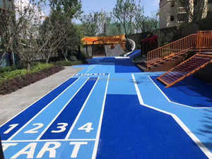 Granuli di Gomma EPDM <span class=keywords><strong>Rossi</strong></span> Durevoli per Piste da Corsa Antiscivolo, Pavimentazioni Sportive e Parchi Giochi FN-I-24032802 - Product Image 4