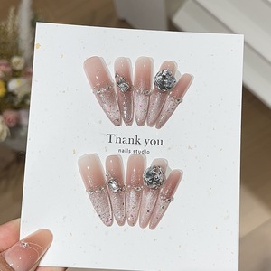 <span class=keywords><strong>Uñas</strong></span> Postizas Francesas <span class=keywords><strong>con</strong></span> Brillo, Diseño de Almendras, Rosas <span class=keywords><strong>Negras</strong></span> y Mariposas, Decoradas a Mano <span class=keywords><strong>con</strong></span> Pedrería, Elegantes, Reutilizables, <span class=keywords><strong>Acrílicas</strong></span>, Largas, <span class=keywords><strong>con</strong></span> Pegamento - Product Image 3