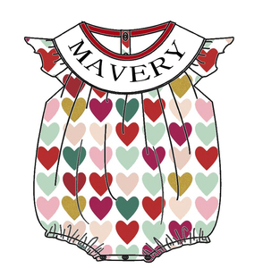 Tutine alla Moda <span class=keywords><strong>per</strong></span> Neonati MAVERY con <span class=keywords><strong>Nome</strong></span> Ricamato a Mano e Motivo Dolce <span class=keywords><strong>per</strong></span> l'Estate, Abbigliamento Casual da Giorno <span class=keywords><strong>per</strong></span> Neonati - Product Image 2