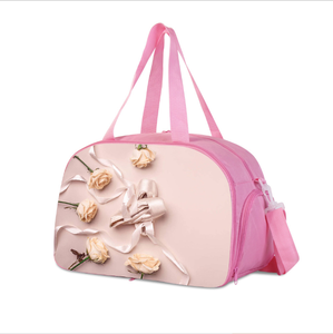 2025 DB00088 nouveau sport Gym Fitness sac d'entraînement fourre-tout avec poche à chaussures LOGO personnalisé <span class=keywords><strong>danse</strong></span> Ballet sac à bandoulière pour le stockage - Product Image 6