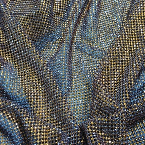 Tissu en micro-maille orné de cristaux de <span class=keywords><strong>café</strong></span> et de strass - Product Image 6
