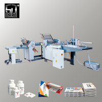 Máquina Plegadora de Papel Automática Digital PLC Schneider de Alta Eficiencia y Gran Formato con Bomba de Plegado de Precisión y Rodamiento