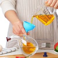 Bouteilles à condiments en verre double couche résistantes à la chaleur, créatives, pour la cuisine, sauces soja, vinaigre, et sauces variées - Vente en gros