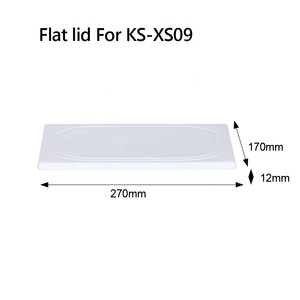 Hộp đựng kem nhựa <span class=keywords><strong>PP</strong></span> một phần tư 265x162 3L hình chữ nhật vuông, hộp nhựa <span class=keywords><strong>PP</strong></span> có nắp - Product Image 2