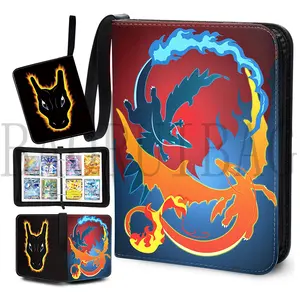 Koleksi Adven Sword Shield Fusion Toploders 4 9 Pocket Eevee Pikachu Album Game Verzamel Folder Binder Kartu Pemegang Peta