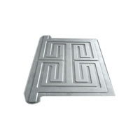 Plaques froides brasées sous vide Bloc de refroidissement à eau Aluminium