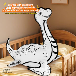 Juguete de ensamblaje de grafiti de dinosaurio tridimensional DIY para niños, pintura creativa, globos educativos, juguetes hechos de plástico duradero - Product Image 3