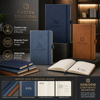 Carnet personnalisé avec logo, couverture en cuir PU doux au toucher, fermeture magnétique, format A5, bloc-notes pour réunions d'affaires, 100 feuilles, boîte cadeau
