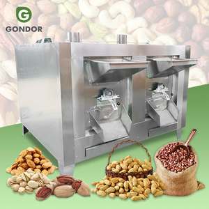 Machine de torréfaction électrique industrielle et commerciale de petite capacité 25KG pour cacao, pois, graines de lin, noix et arachides, fabriquée en Chine - Product Image 1