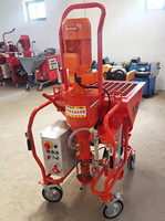 Machine à enduire automatique avec contrôle précis et économie de matériaux pour ciment/gypse sur murs intérieurs/extérieurs