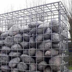 חדש סוג אבן כלוב מגולוון 1x1 מרותך ברזל חוט רשת gabion תיבת התמך קיר מתכת גביונים