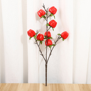 Planta artificial de granada de Yiwu Datuo Florist, 50*30 cm, estilo chino, decoración para el hogar, para sala de estar y fotografía. - Product Image 2