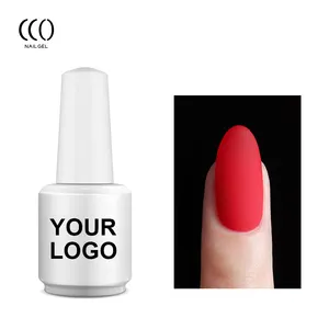 CCO Private Label Best Nail Gel 1KG Hema Free Professional Clear UV Gel Matte Top Coat