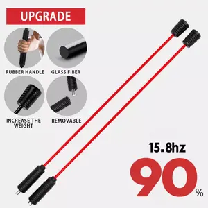 ไม้เท้าฝึกออกกำลังกายอเนกประสงค์,ก้านสั่นมีความยืดหยุ่นฟิลลิสไม้กายสิทธิ์สำหรับโยคะบาร์ออกกำลังกายกล้ามเนื้อไหล่ - Product Image 4