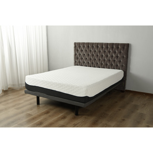 Queen Size Organic 10 Inch Gel Memory Foam Hybrid Mattress in a Box, Euro Top Bed for Cooling Sleep