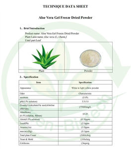 Порошок экстракта алоэ вера, косметический гель, органическое замораживание, гель алоэ вера, полисахарид, высушенный порошок 200X - Product Image 6