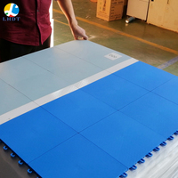 Dalles de sol emboîtables en PP robustes LHDT-2501 pour garage et atelier, tapis de drainage en plastique