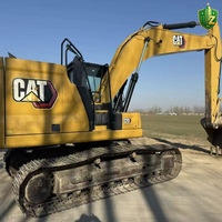 Excavadora de cadenas Caterpillar 320 usada de 20 toneladas con capacidad de cazo de 1.0m para construcción de carreteras y trabajos en canteras