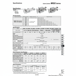 คู่มือการใช้งานระบบนิวเมติกส์ MGGLB32-75 - Product Image 1