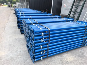 Puntales de Acero Ajustables Galvanizados Acrow, Postes de Apuntalamiento, Soportes Telescópicos <span class=keywords><strong>Acro</strong></span> Jack para Encofrados y Andamios, Material de Construcción - Product Image 3