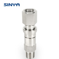 L'instrumentation Raccord Rapide dans les Raccords De Tuyauterie Hydraulique Pièces En Acier Inoxydable Haute Pression 3000 PSI Mâle NPT Extrémités Adaptateur