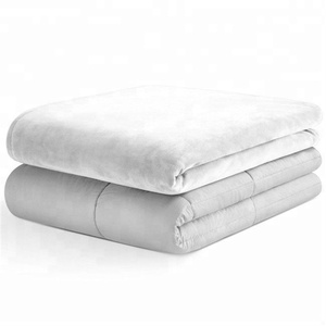 Bambou et coton Couverture Pondérée Ensemble Gris Ergothérapie Anxiété Insomnie Agitation Autisme TDAH - Product Image 4