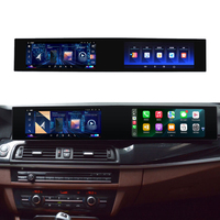 Layar Sentuh Interaktif Ganda Android Carplay 360 GPS Navigasi Carplay untuk BMW Seri 5 F10 F11 F18 2010-2017