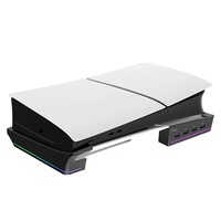 Support de Base Horizontal avec Lumière RVB pour PS5 Slim (Versions Numérique et Disque) et PS5 PRO