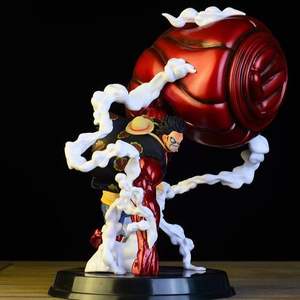 Éxito de Ventas Figura de <span class=keywords><strong>Anime</strong></span> GK Nika Luffy Puño Grande <span class=keywords><strong>One</strong></span> <span class=keywords><strong>Piece</strong></span> Fourth Gear Monkey D. Luffy 22 CM PVC Modelo de Dibujos Animados Ornamento en Caja para Regalo - Product Image 4
