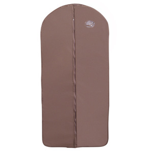 <span class=keywords><strong>Housse</strong></span> de vêtement grise non tissée pliable pour le rangement suspendu des vêtements, idéale pour les voyages et le déménagement, avec poche intégrée - Product Image 3