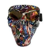 2024 nouveau produit masque tactique personnalité tendance masque de moto étanche durable masque de sport lunettes