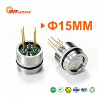 Transductor de Presión Piezoresistivo Nanjing Wotian de 15 mm, Precisión del 0.2% FS, Personalizable, OEM, Acero Inoxidable 316L