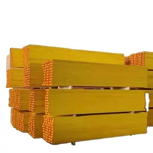 Yellow Waterproof Painting WBP Phenolic Glue H20 Slab Beam Formwork With Plastic Steel Head For Construction