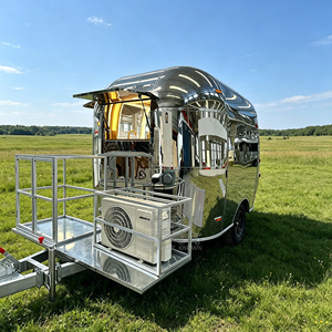 Cuisine mobile sur mesure haut de gamme entièrement équipée, chariot à gelato avec numéro VIN DOT - Product Image 6