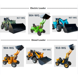 Лидер продаж, 1-3 тонны, номинальная нагрузка, мини-фронтальный телескопический погрузчик с 2-тонным ведром, новая функция, небольшие компоненты сердечника двигателя, насос коробки передач - Product Image 5
