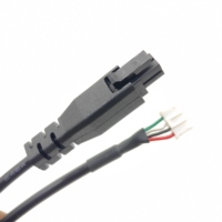 Faisceau de câbles industriel Zunbao Dual Row 43025 Series Micro-Fit 3.0 Connector 4 6 Pin Overmolded Cable Motorcycle Computer