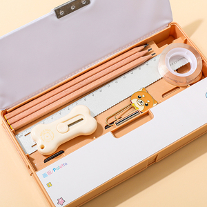 Boîte à crayons magnétique multifonctionnelle de grande capacité pour l'école avec <span class=keywords><strong>taille</strong></span>-<span class=keywords><strong>crayon</strong></span>, cadeau de papeterie mignon pour les enfants - Product Image 3