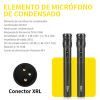 XTUGA Ensemble de Microphones Professionnels pour Scène, Kit 7 Pièces avec Micros Batterie, Connecteur XLR, Vente Chaude, Emballage Carton