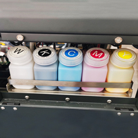 Nueva fábrica personalizada comercial A3 A2 Impresión dual Automática DTG Impresora de camisetas de inyección de tinta Máquina de Impresión textil I3200 Cabezales